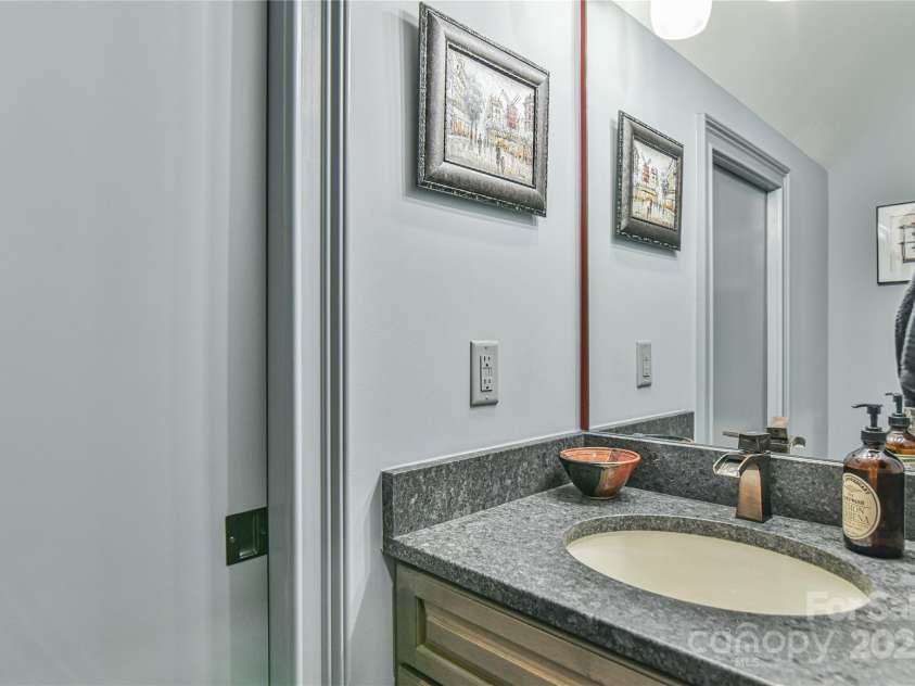 35 Dreambird Drive, Leicester, NC 28748.  MLS# CAR4281795, YatesRealty ID 29701. Upstairs Half Bath