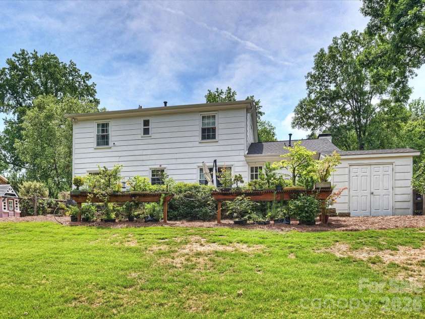 3731 Ashton Drive, Charlotte, NC 28210.  MLS# CAR4391507, YatesRealty ID 29710. Rear Exterior