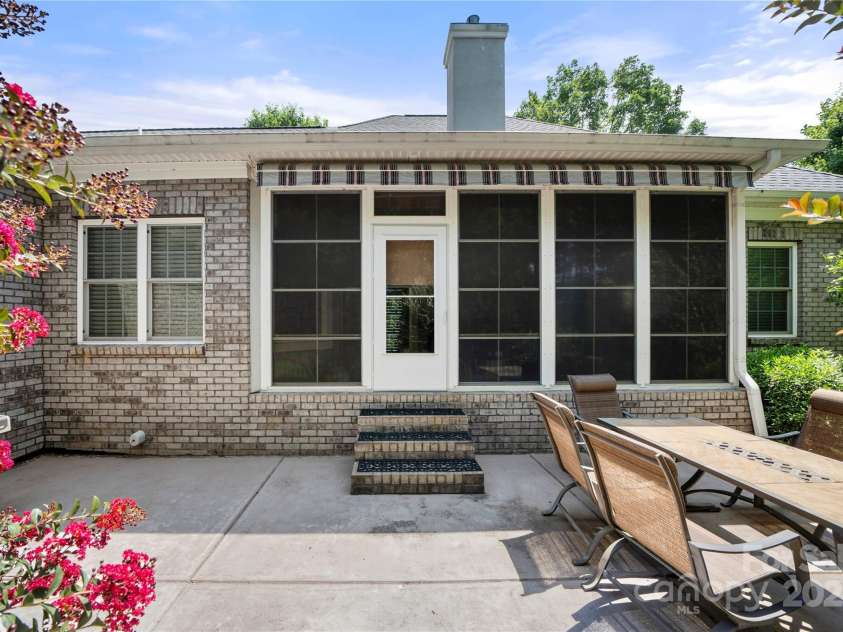 1012 Catawba Shores Drive, Rock Hill, SC 29730.  MLS# CAR4280757, YatesRealty ID 29723. Rear Patio