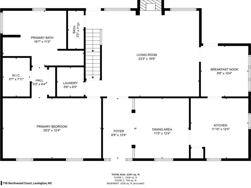 118 Northwood Court, Lexington, NC 27295.  MLS# CAR4284847, YatesRealty ID 29726. 