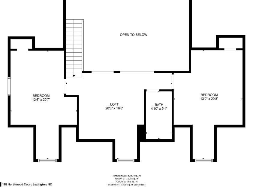 118 Northwood Court, Lexington, NC 27295.  MLS# CAR4284847, YatesRealty ID 29726. 