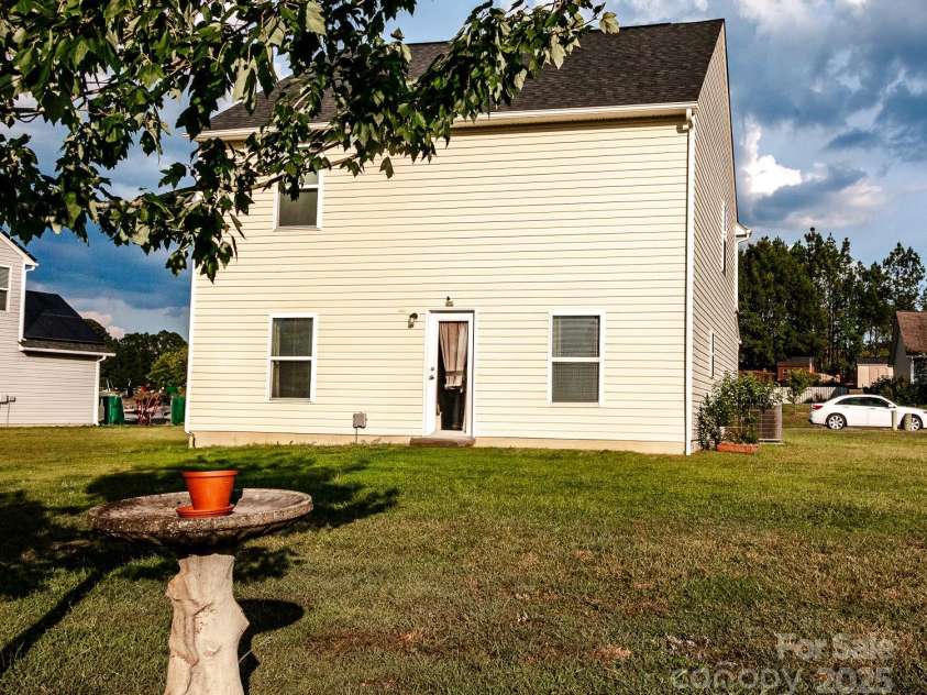 635 scarlet Leaf Lane, Oakboro, NC 28129.  MLS# CAR4285715, YatesRealty ID 29727. Back