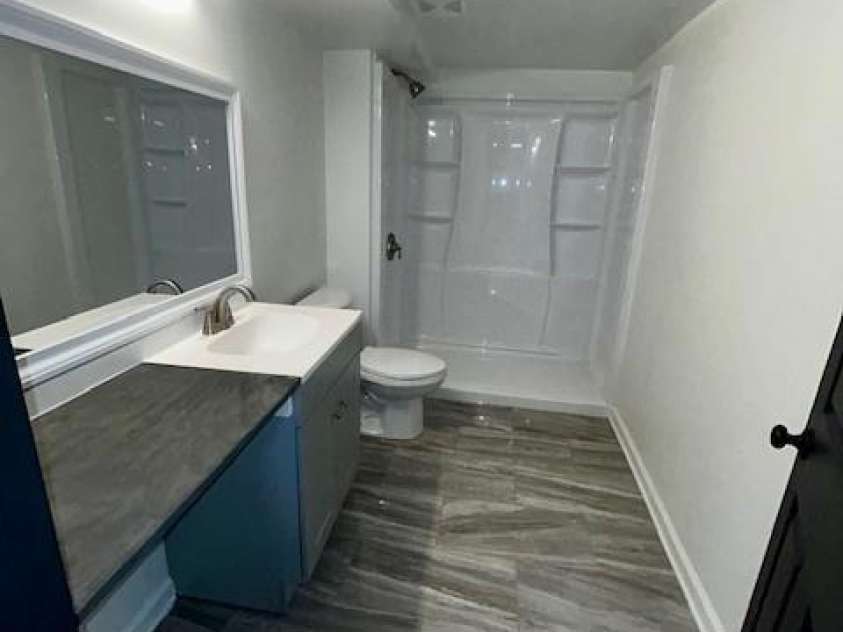 400 Ponderosa Road, Stanley, NC 28164.  MLS# CAR4388846, YatesRealty ID 29730. Bsement bathroom
