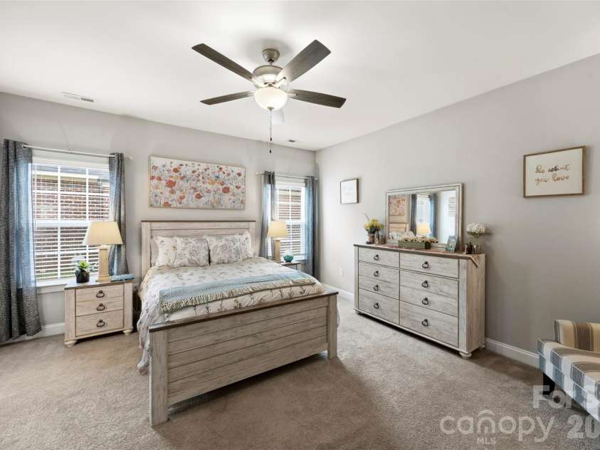 268 Ella Drive, Locust, NC 28097.  MLS# CAR4386566, YatesRealty ID 29732. Primary Bedroom