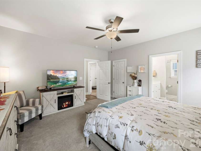 268 Ella Drive, Locust, NC 28097.  MLS# CAR4386566, YatesRealty ID 29732. Primary Bedroom