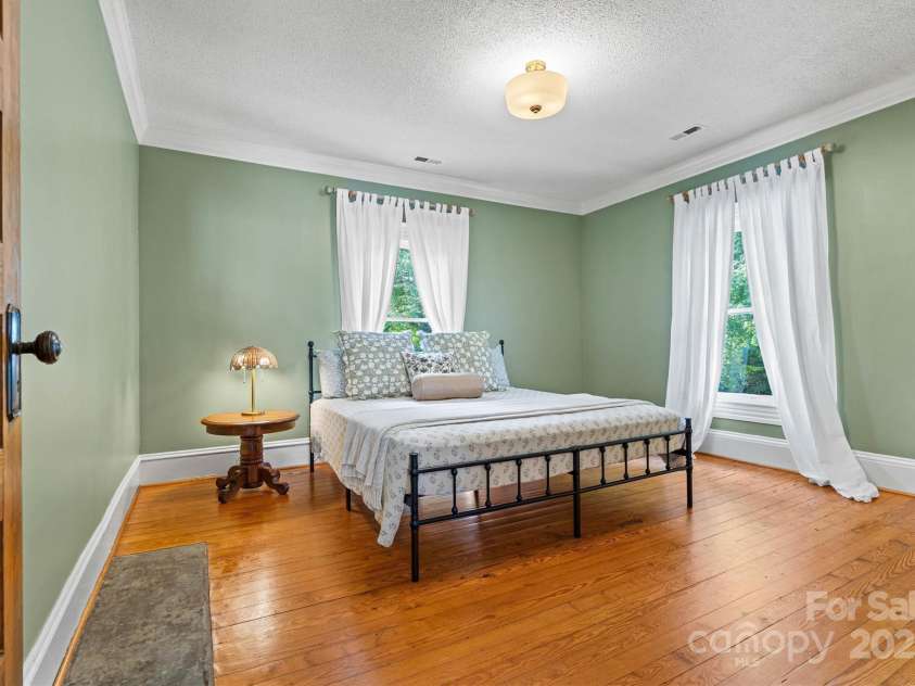 345 Center Avenue, Mooresville, NC 28115.  MLS# CAR4283035, YatesRealty ID 29735. Primary Bedroom comfortably accommodates a king size bed