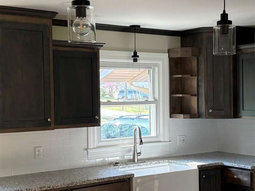 1820 Connelly Springs Road, Lenoir, NC 28645.  MLS# CAR4374509, YatesRealty ID 29739. Farm House Sink