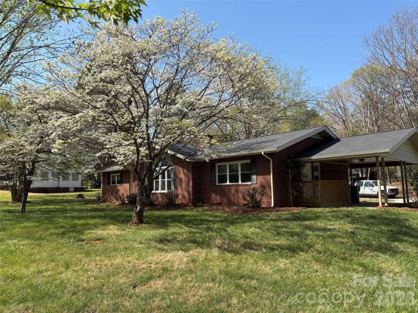 1820 Connelly Springs Road, Lenoir, NC 28645.  MLS# CAR4374509, YatesRealty ID 29739. Front of Home faces East