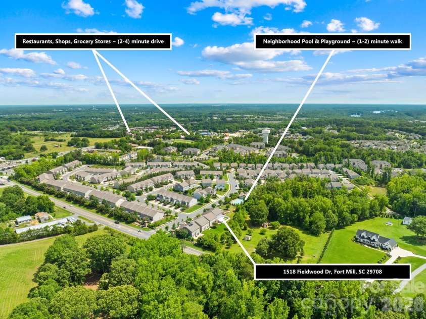 1518 Fieldwood Drive, Fort Mill, SC 29708.  MLS# CAR4392282, YatesRealty ID 29740. 