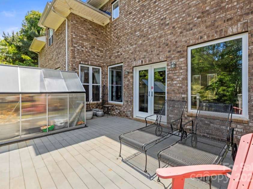 7365 Gabriel Street, Sherrills Ford, NC 28673.  MLS# CAR4253756, YatesRealty ID 29745. Back deck