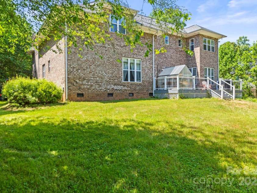 7365 Gabriel Street, Sherrills Ford, NC 28673.  MLS# CAR4253756, YatesRealty ID 29745. Rear of house