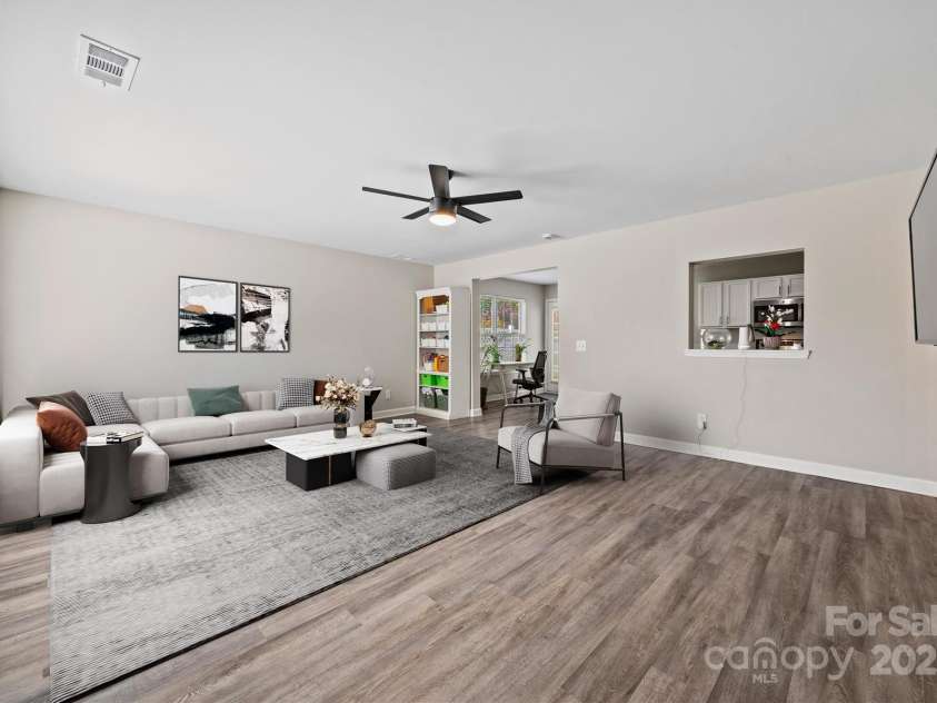1505 Tuckers Glenn Drive, Rock Hill, SC 29732.  MLS# CAR4263860, YatesRealty ID 29753. VIRTUALLY STAGED Living Room