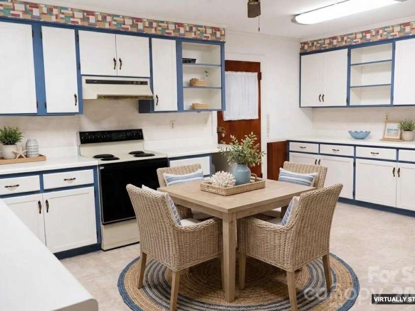 328 Brookwood Drive, Salisbury, NC 28146.  MLS# CAR4391384, YatesRealty ID 29759. Virtually staged Kitchen