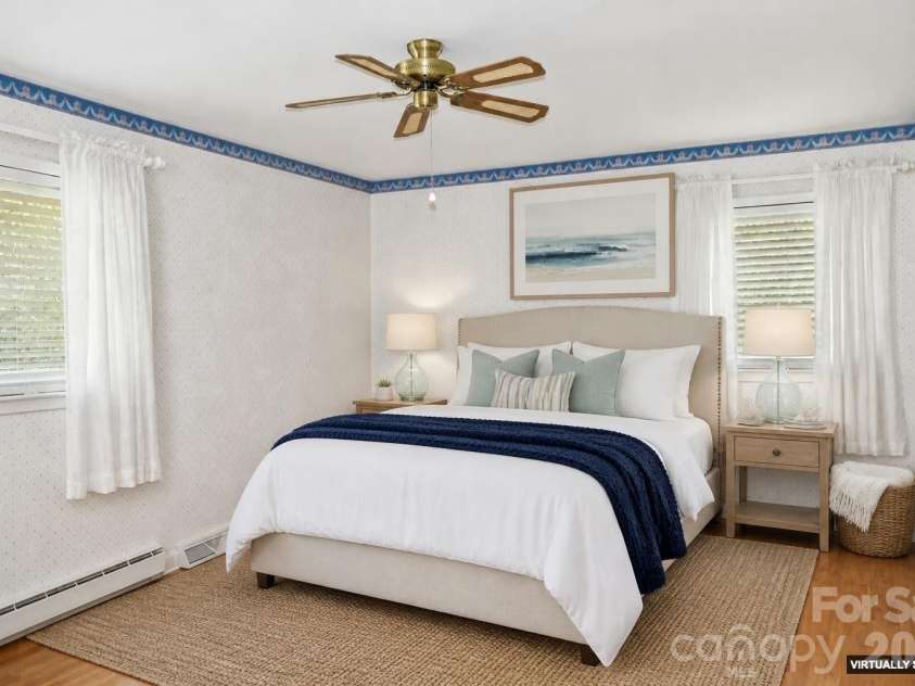 328 Brookwood Drive, Salisbury, NC 28146.  MLS# CAR4391384, YatesRealty ID 29759. Virtually staged secondary bedroom