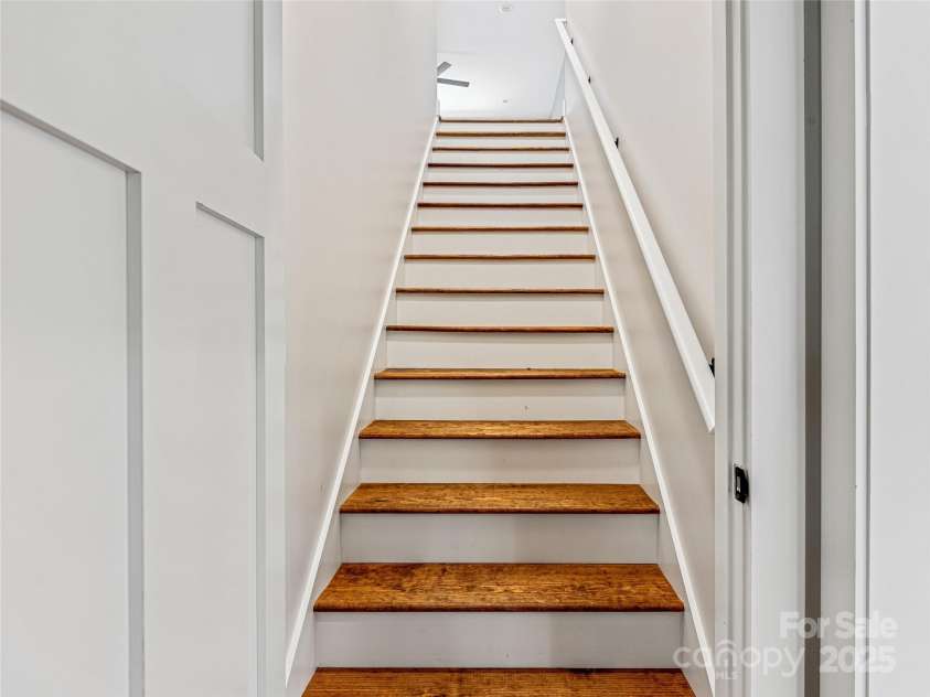 297 Bethany Drive, Mars Hill, NC 28754.  MLS# CAR4277821, YatesRealty ID 2976. Stairway to 3rd Bedroom or F.R.O.G.