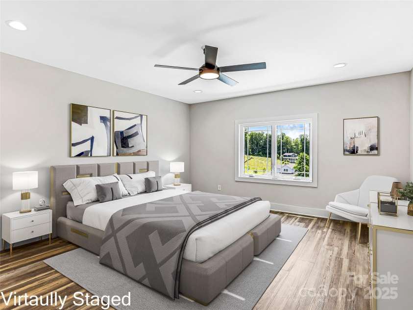 297 Bethany Drive, Mars Hill, NC 28754.  MLS# CAR4277821, YatesRealty ID 2976. Virtually Staged 3rd Bedroom or F.R.O.G. - Full Ensuite Bath