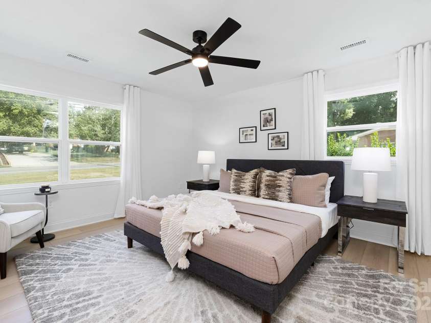 605 Magnolia Street, Mooresville, NC 28115.  MLS# CAR4282553, YatesRealty ID 29760. Primary bedroom