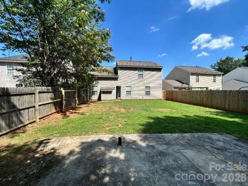821 Lakehill Road, Charlotte, NC 28214.  MLS# CAR4392404, YatesRealty ID 29762. Exterior Back