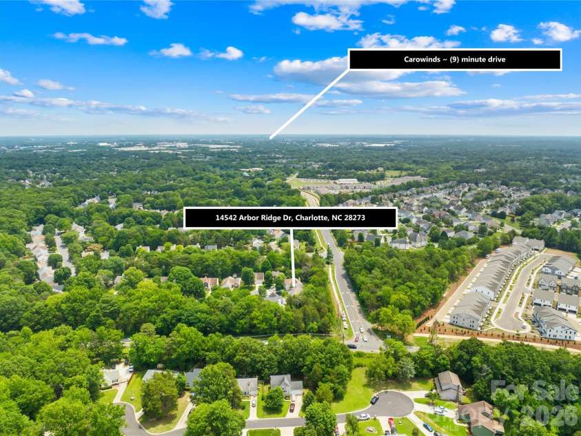 14542 Arbor Ridge Drive, Charlotte, NC 28273.  MLS# CAR4392287, YatesRealty ID 29764. 