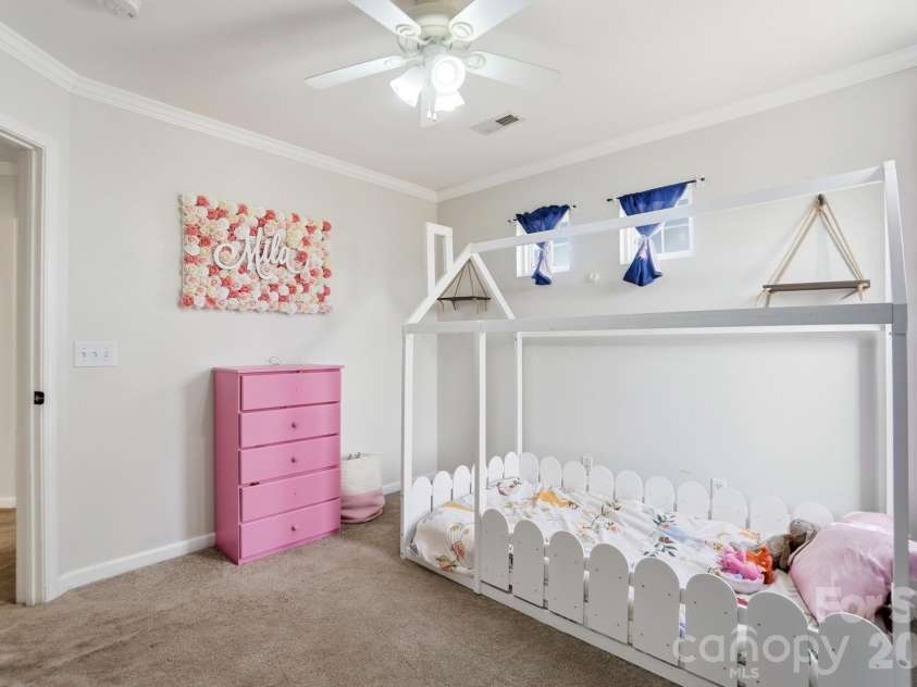 8854 Laurel Run Drive, Charlotte, NC 28269.  MLS# CAR4336283, YatesRealty ID 2978. Bedroom 3