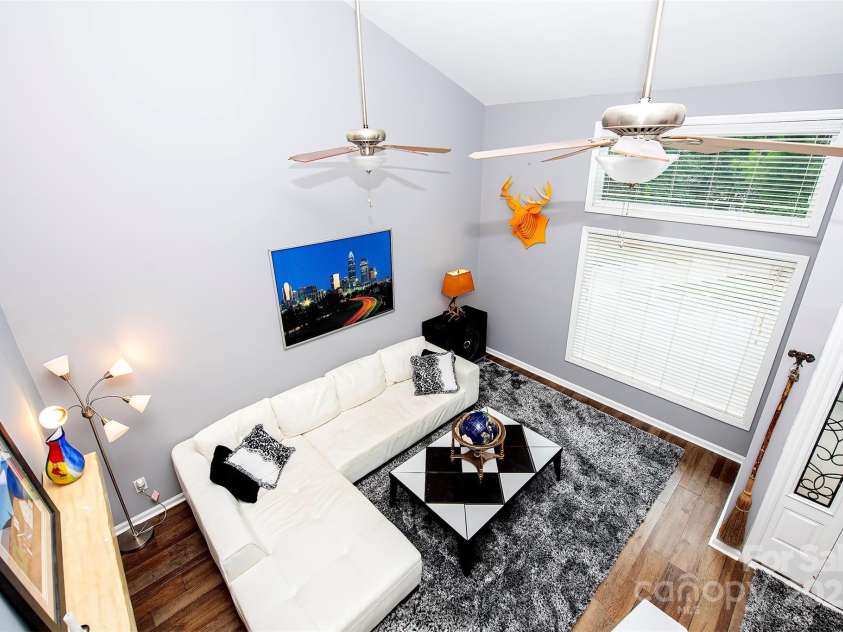 16065 Taku Court, Tega Cay, SC 29708.  MLS# CAR4284887, YatesRealty ID 29782. View of Living Room from Upstairs