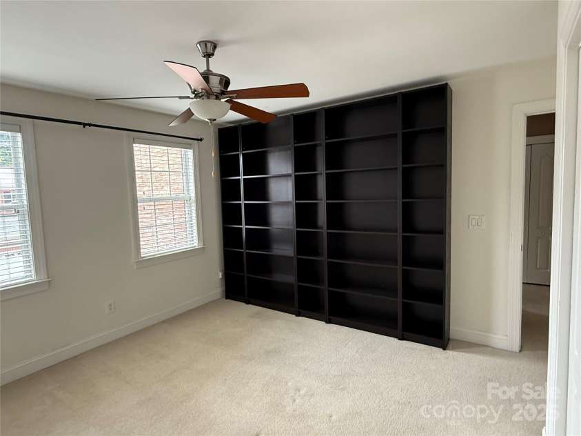 9177 Bonnie Briar Circle, Charlotte, NC 28277.  MLS# CAR4267852, YatesRealty ID 29784. 3rd bedroom or office has bookcases
