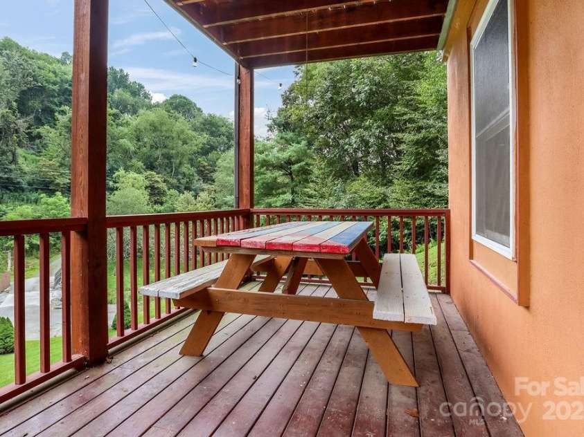 4271 Old Field Creek Road, Grassy Creek, NC 28631.  MLS# CAR4284275, YatesRealty ID 2979. Outdoor Table
