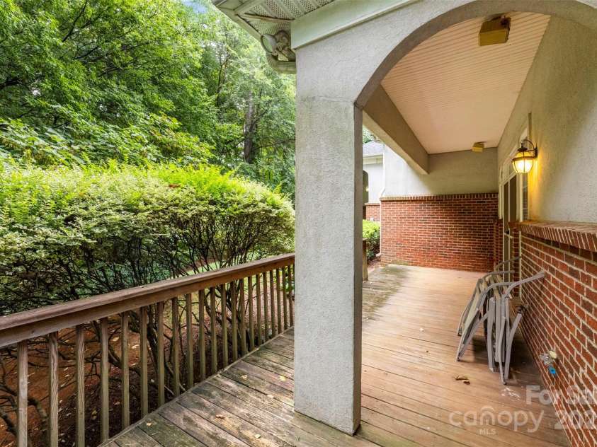 8820 Legacy Lake Lane, Charlotte, NC 28269.  MLS# CAR4283739, YatesRealty ID 29791. Back porch