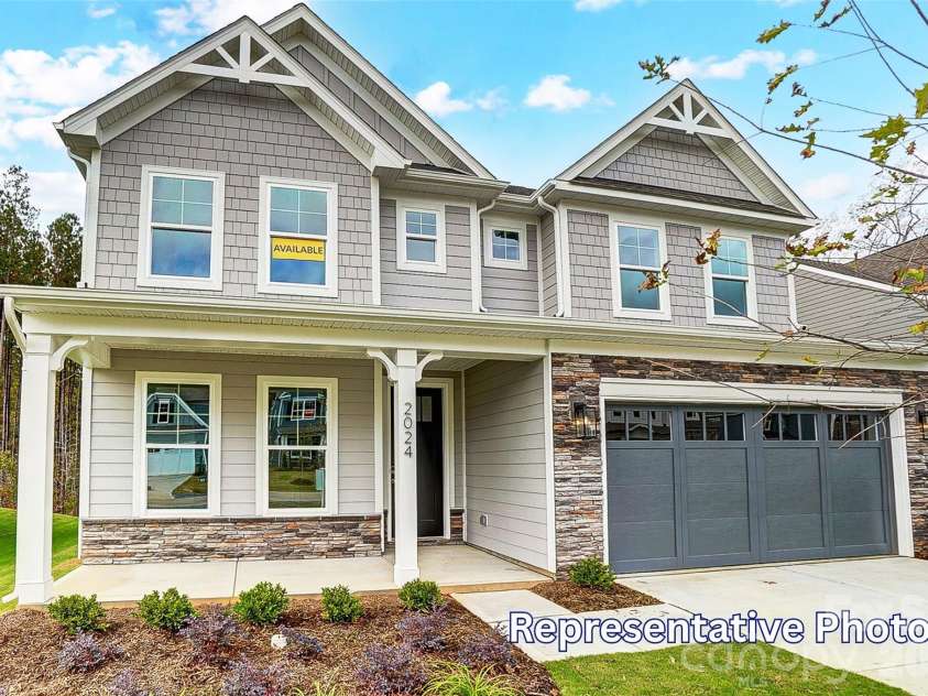 4482 Blue Mound Court, Stanley, NC 28164.  MLS# CAR4387533, YatesRealty ID 29800. Homesite #100 features a Davidson D