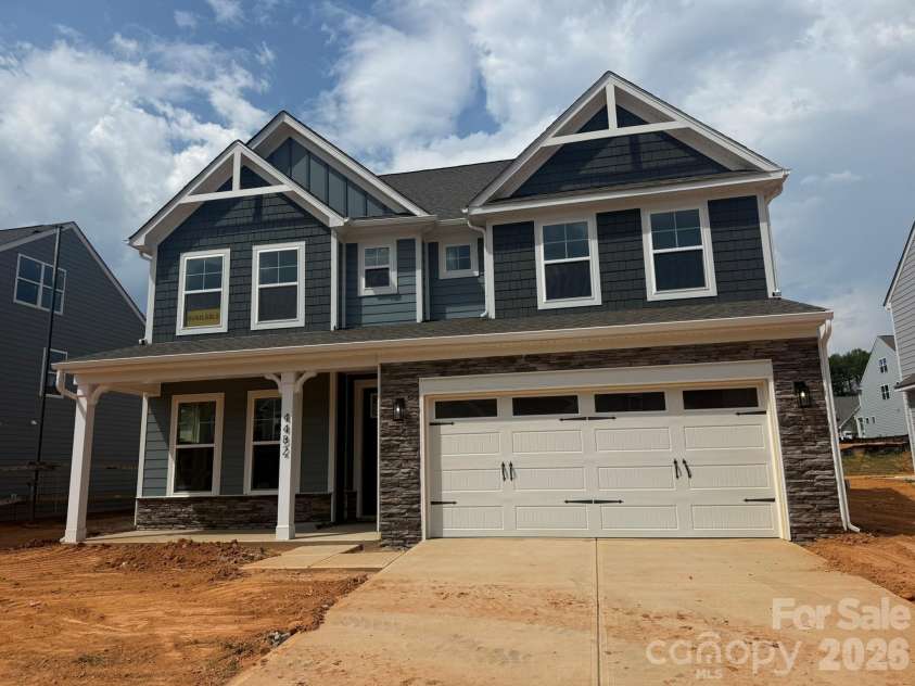 4482 Blue Mound Court, Stanley, NC 28164.  MLS# CAR4387533, YatesRealty ID 29800. Homesite 100 features a Davidson D floorplan