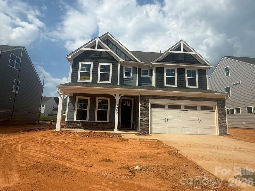 4482 Blue Mound Court, Stanley, NC 28164.  MLS# CAR4387533, YatesRealty ID 29800. Homesite 100 features a Davidson D floorplan