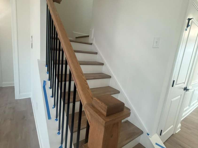 4482 Blue Mound Court, Stanley, NC 28164.  MLS# CAR4387533, YatesRealty ID 29800. Stairs