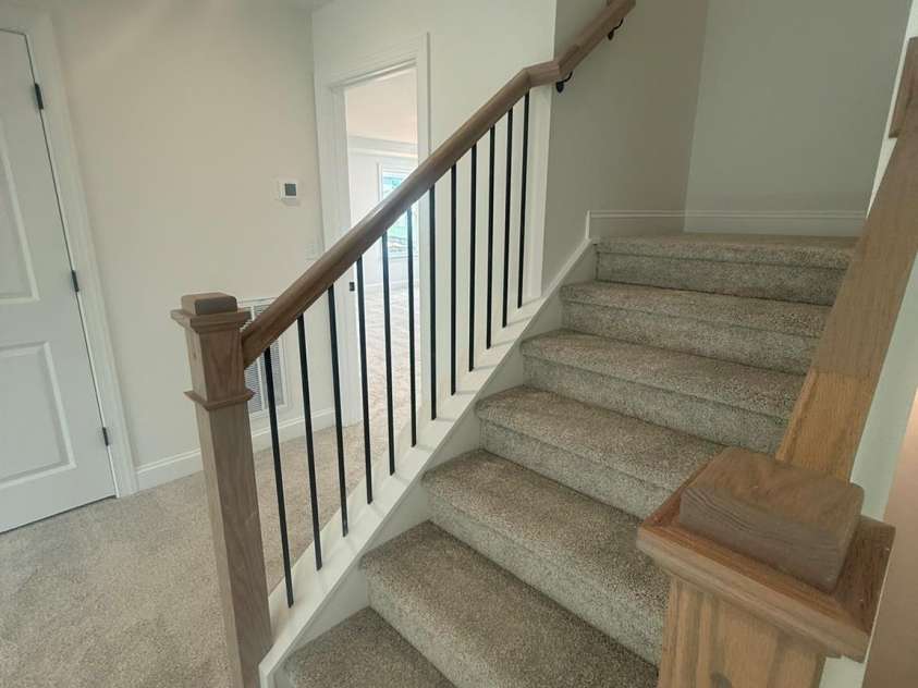 4482 Blue Mound Court, Stanley, NC 28164.  MLS# CAR4387533, YatesRealty ID 29800. Stairs to 3rd floor