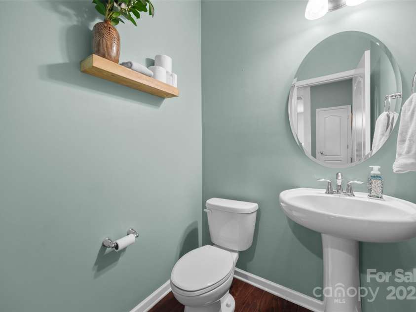 2013 Ice Lake Court, Fort Mill, SC 29715.  MLS# CAR4285965, YatesRealty ID 29802. Downstairs Half Bathroom