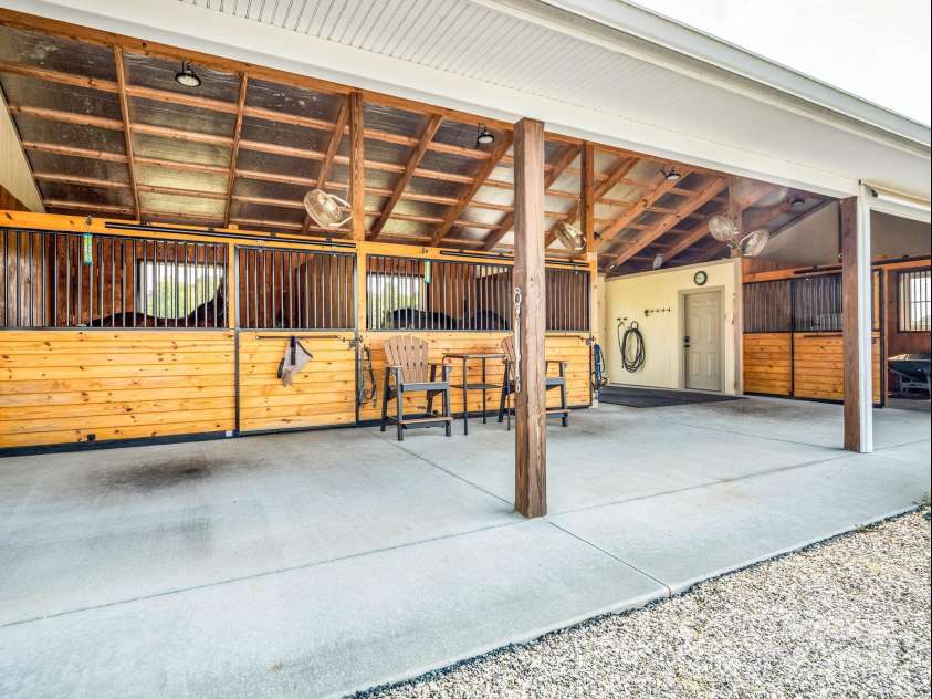 609 Green Creek Drive, Columbus, NC 28722.  MLS# CAR4288033, YatesRealty ID 29805. 3 Stall Barn