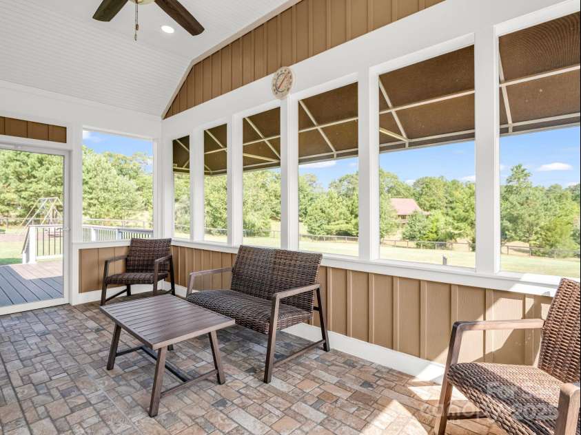 609 Green Creek Drive, Columbus, NC 28722.  MLS# CAR4288033, YatesRealty ID 29805. Screened in back porch