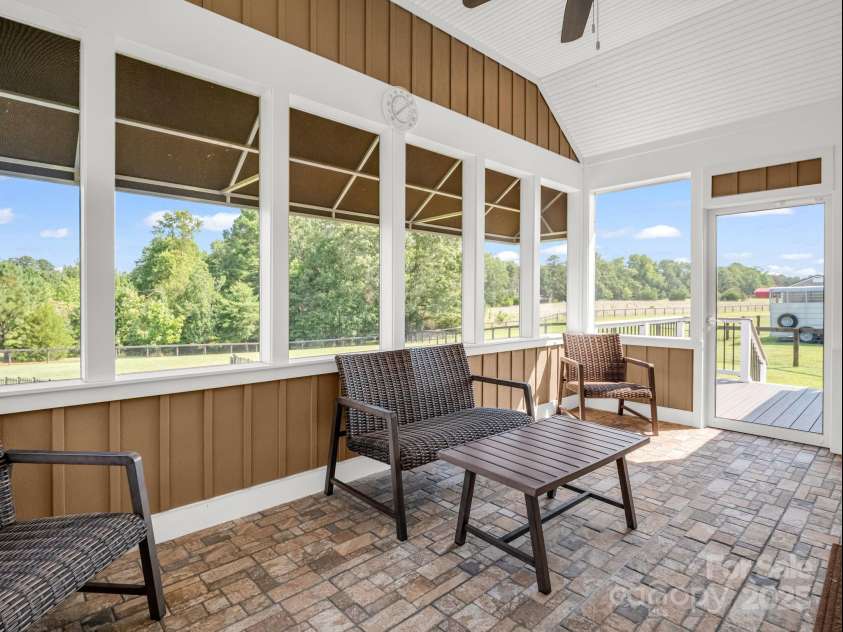 609 Green Creek Drive, Columbus, NC 28722.  MLS# CAR4288033, YatesRealty ID 29805. Screened in back porch