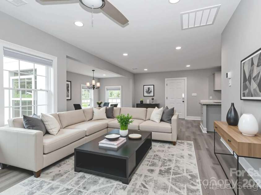 6310 Forney Hill Road, Denver, NC 28037.  MLS# CAR4270228, YatesRealty ID 29815. Family Room with Virtually staged furniture