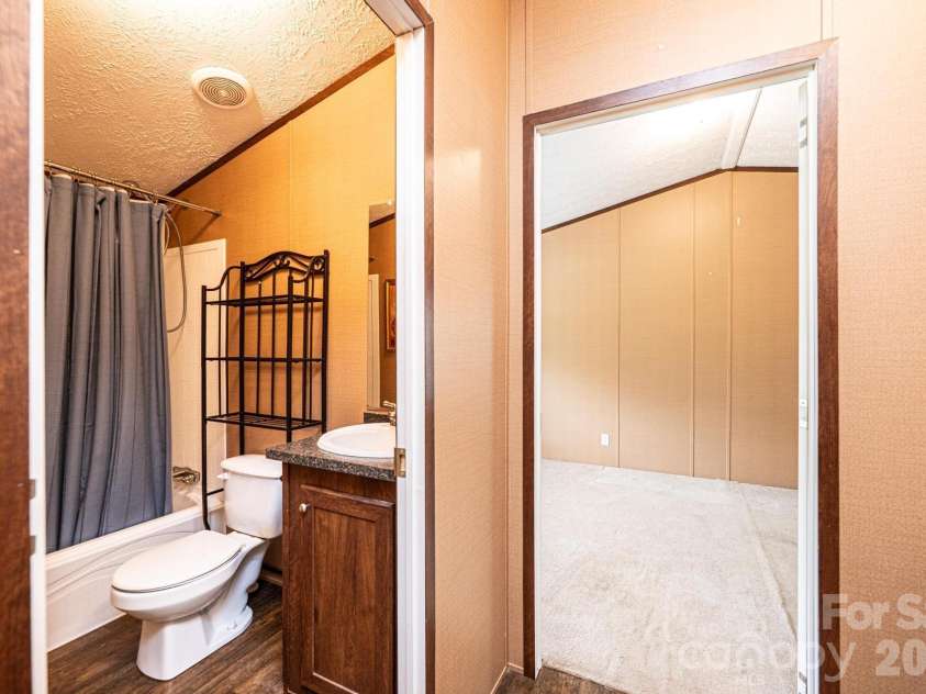 4510 Mount Hebron Avenue, Connelly Springs, NC 28612.  MLS# CAR4392271, YatesRealty ID 29816. Hall Bathroom