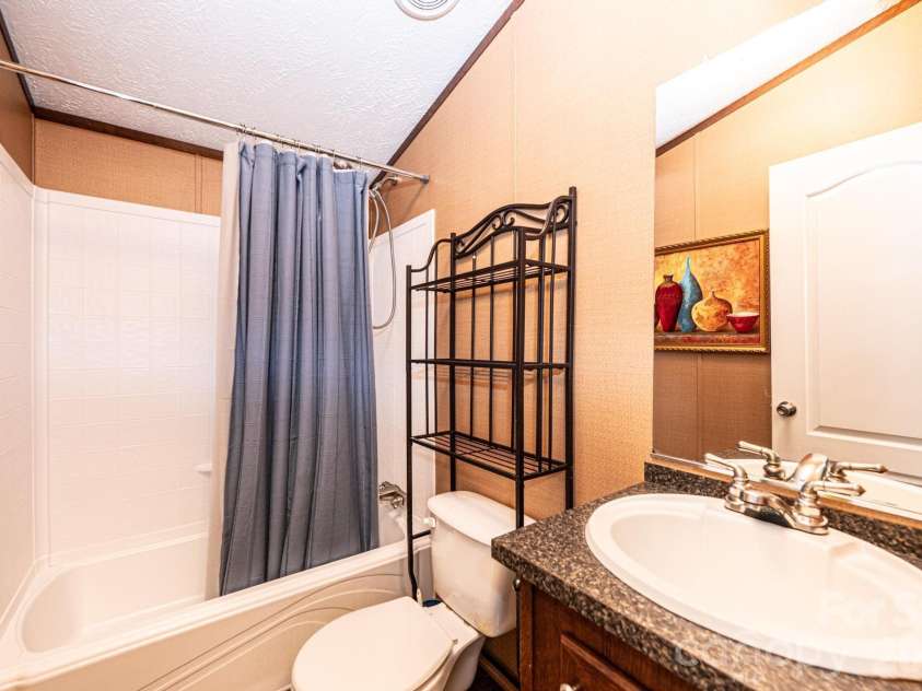 4510 Mount Hebron Avenue, Connelly Springs, NC 28612.  MLS# CAR4392271, YatesRealty ID 29816. Hall Bathroom