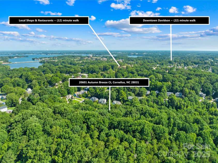 20601 Autumn Breeze Court, Cornelius, NC 28031.  MLS# CAR4284173, YatesRealty ID 29825. Location location location