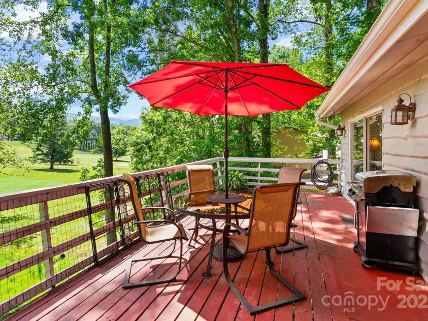 386 Country Club Drive, Canton, NC 28716.  MLS# CAR4272951, YatesRealty ID 29833. Deck - open portion