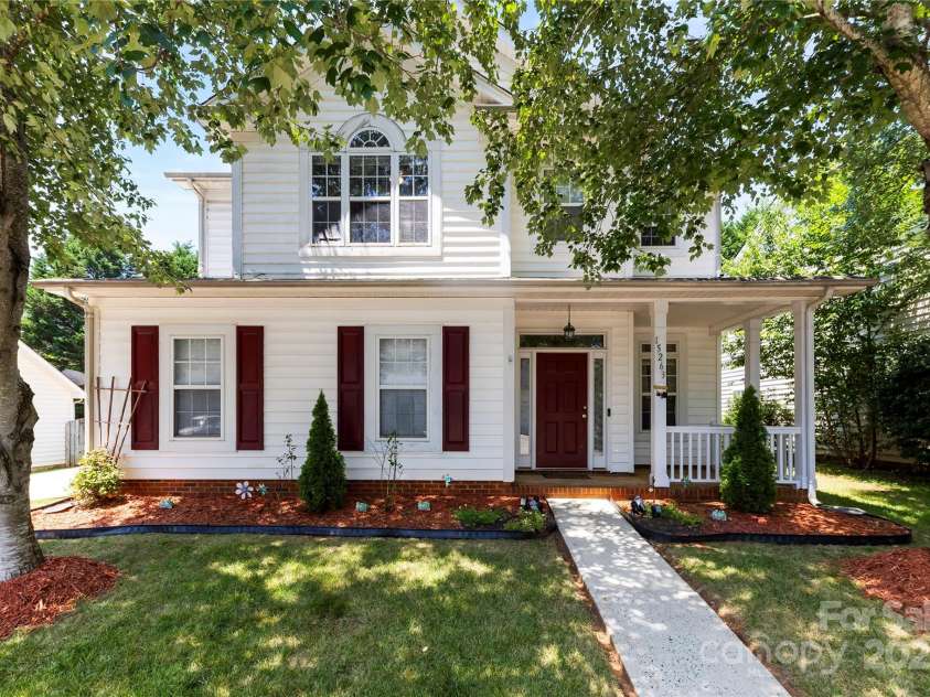 15263 Eric Kyle Drive, Huntersville, NC 28078.  MLS# CAR4278943, YatesRealty ID 29836. Front Exterior