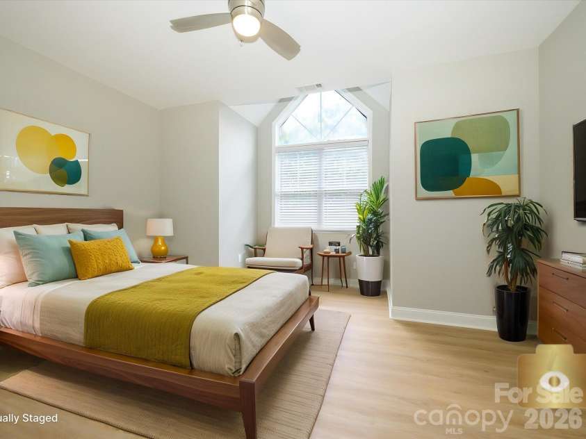 222 Torrence Street, Charlotte, NC 28204.  MLS# CAR4416207, YatesRealty ID 2984. Virtually staged owner suite