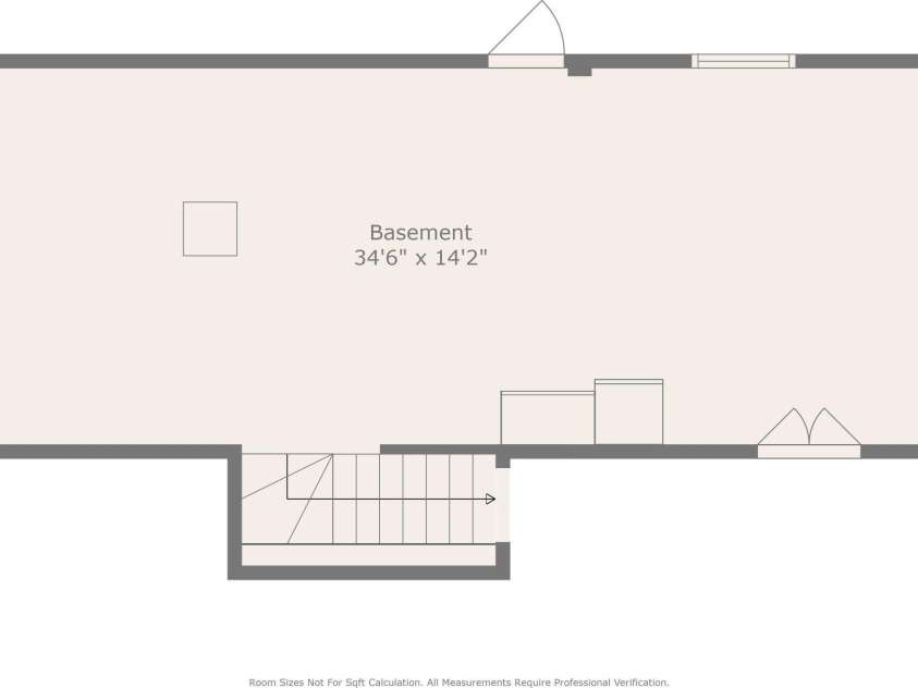 1231 Cherry Hill Road, Mocksville, NC 27028.  MLS# CAR4285939, YatesRealty ID 29845. Basement Dimensions