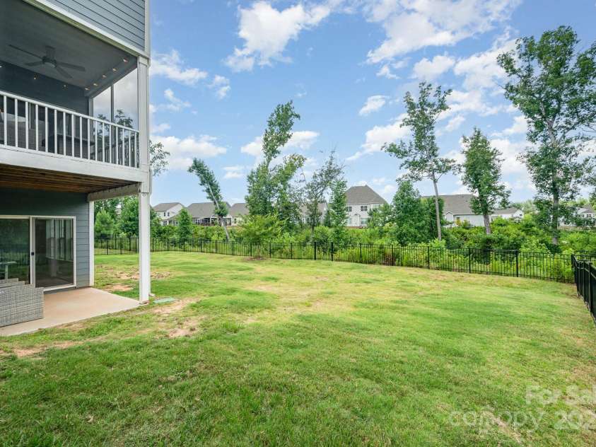 3067 Deep River Way, Waxhaw, NC 28173.  MLS# CAR4280049, YatesRealty ID 29847. Backyard