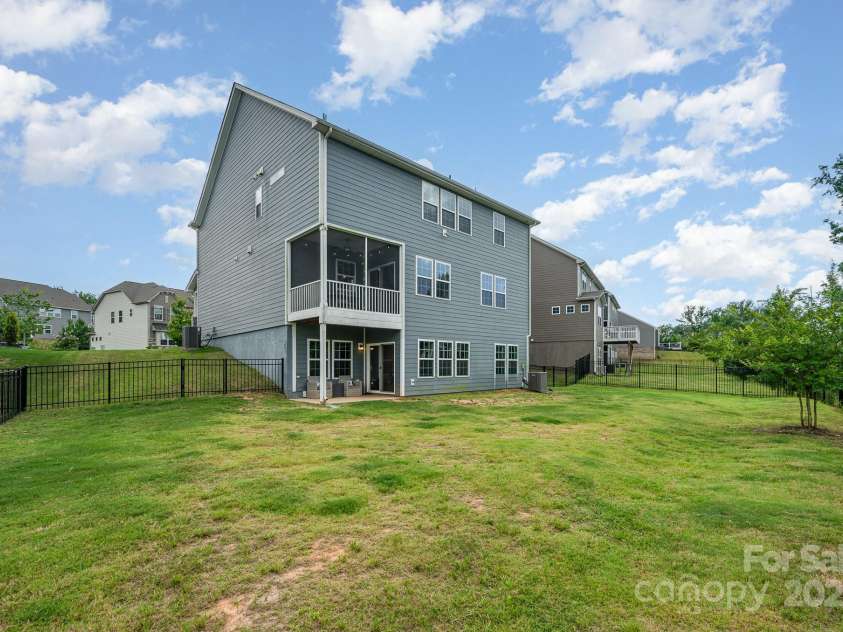 3067 Deep River Way, Waxhaw, NC 28173.  MLS# CAR4280049, YatesRealty ID 29847. Backyard