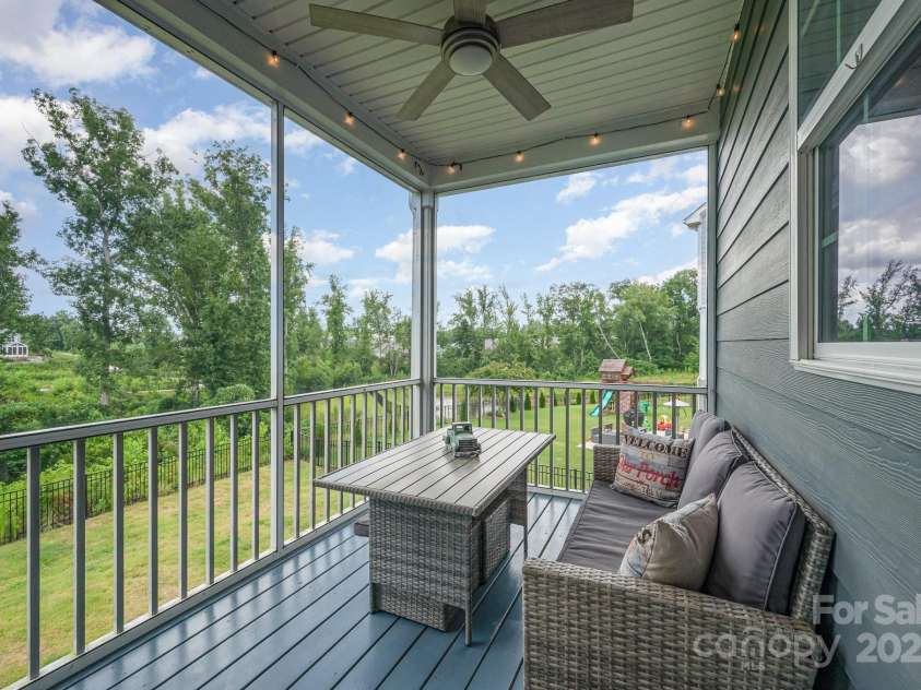 3067 Deep River Way, Waxhaw, NC 28173.  MLS# CAR4280049, YatesRealty ID 29847. Screen-in Back Porch