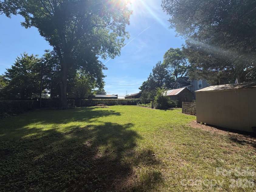 114 Harris Street, China Grove, NC 28023.  MLS# CAR4390519, YatesRealty ID 29848. Backyard