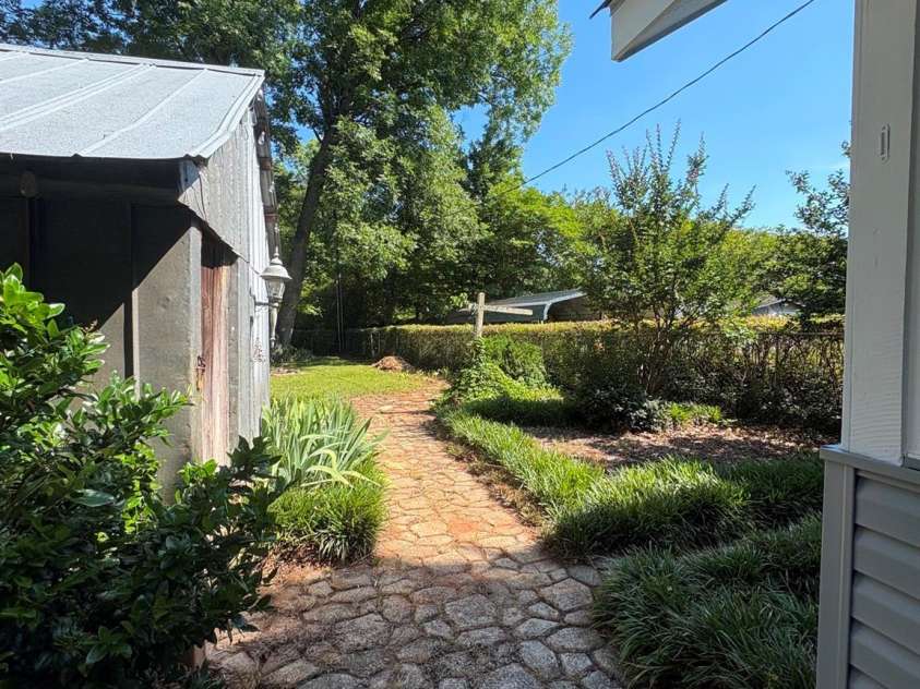 114 Harris Street, China Grove, NC 28023.  MLS# CAR4390519, YatesRealty ID 29848. View from back steps